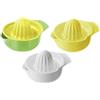 Fackelmann 42460 Spremiagrumi manuale 250 ml, spremi agrumi con contenitore, spremi limoni, arance, pompelmi e lime, plastica, giallo, verde, bianco, 14,5x11,5x9,5 cm