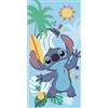 Jerry Fabrics Disney Stitch - Asciugamano grande da bagno per bambini, 140 x 70 cm, 100% cotone, per nuoto e spiaggia, per ragazze e ragazzi