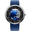 CIGA Design Serie U Blue Planet II Versione Aggiornata Orologio Automatico Meccanico di Lusso in Titanio con Cinturino in Gomma, Regalo Perfetto per Uomo e Donna