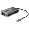 StarTech.com Adattatore Multiporta USB C - Docking Station USB Type C con HDMI/VGA 4K60Hz - Hub USB a 3 porte (1x ricarica) - PD 100W GbE - Mini Dock USB C HDMI/VGA - Cavo da 30cm (DKT31CDHPD3)