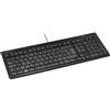 Kensington K72357FR Tastiera cablata ultra piatta Advance Fit AZERTY nera
