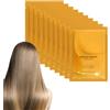Grospe 10 mascherine per capelli alla cheratina profonda, maschera per trattare i capelli istantaneamente liscia, lucida, profonda, nutriente per capelli secchi, danneggiati, crespi e trattati con colori