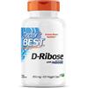 Doctor's Best, D-Ribose, 850 mg, Altamente Dosato, 120 Capsule vegane, Testato in Laboratorio, Senza Glutine, Senza Soia, Vegetariano, Non OGM