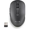 Ngs Mouse Ngs Evo rust wireless ottico RF per destrorsi 1600dpi Nero [ECO RUST BLACK]