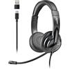 Ngs Cuffie NGS VOX605 A Padiglione Cablato Usb-c Musica e Chiamate con microfono Nero [VOX605USBC]