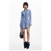 Desigual Abito in denim a maniche lunghe