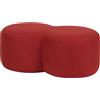 NOO.MA NOO. MA - Pouf Umbo - Rosso - Agglomerato - Designer noo. ma team