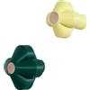 Warren & Laetitia - Set di 2 - Plastica riciclata Made in France Amy - Multicolore - Faggio certificato - Designer Camille Lacotte