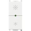 Vimar 14135.1 Dimmer Regolatore Universale Incandescenza, CFL 1 e Lampade LED, Bianco, 230 V