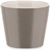Alessi Tonale Mocha Cup LG Tazza Moka, Ceramica, Grigio, 6 cm, 4 unità