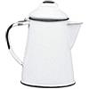 WARMCOOK CINSA-315599 - Teiera in acciaio smaltato, 2 tazze, colore: Bianco