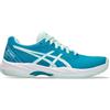 ASICS Gel-Game 9 Clay/OC, Sneaker Donna, Blu Ottanio/Bianco, 44.5 EU