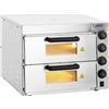 Royal Catering Forno per pizza - In acciaio inox ad alta temperatura RCPO-3000-2PS-1