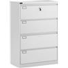 Fromm & Starck Cassettiera per ufficio in metallo con chiave - 132 cm - 4 cassetti STAR_MCAB_10 - Per uso professionale