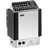 Uniprodo Stufa elettrica per sauna - 8 kW - da 30 a 110 °C - controller incluso UNI_SAUNA_S8.0KW - Per uso professionale