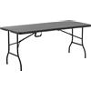 Royal Catering Tavolo pieghevole - 1.830 x 750 x 740 mm - Royal Catering - 150 kg - Interno/esterno - Nero RC-FT_3 - Per uso professionale