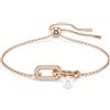 SWAROVSKI BRACCIALE CONSTELLA BIANCO, PLACCATURA COLOR ORO ROSA 5728588