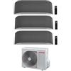 Toshiba CONDIZIONATORE TOSHIBA TRIAL SPLIT HAORI 9000+9000+12000 BTU WIFI INVERTER RAS-3M26G3AVG A+++