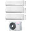 Toshiba CONDIZIONATORE TOSHIBA TRIAL SPLIT SEIYA CLASSIC 12000+12000+18000 BTU INVERTER RAS-3M26G3AVG-E A+++