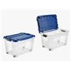 TONTARELLI S.P.A. BOX 45UP, 60LT, con ruote, trasparente, Tontarelli, per cambio stagione