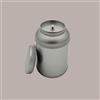 LUCGEL 3 Pz Barattolo in Latta Caddy Grande Portaspezie Alluminio Argento 100x130 mm