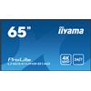 Iiyama Monitor Digital Signage Led 65'' iiyama ProLite LH6541UHS-B1AG 4K Ultra HD 3840x2160p/6.5ms/Classe G/Nero [LH6541UHS-B1AG]