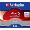 Verbatim 43615 disco vergine Blu-Ray BD-RE 25 GB 5 pz