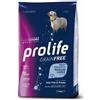 Prolife Grain Free Sensitivi per Cani Adult Medium/Large con Sogliola e Patate da 10 kg