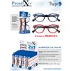 INDUSTRIE OTTICHE ITALIANE Srl Pronti x te Twin 9 Blu/Rosso +2,00 - Occhiali da Lettura Unisex