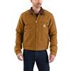 Carhartt Giacca Detroit, Vestibilità Comoda, In Tessuto Duck Con Fodera Tipo Coperta A Righe, Uomo, Marrone (Carhartt), XXL