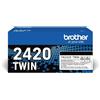Brother TN-2420 Twin 2 PZ Toner 3000pg. HL-L2310D DCP-L2510D,L2550DN MFC L2710DN L2700DW, MFC L2750DW - TN2420TWIN