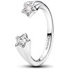 PANDORA Anello da donna in argento 193582C01, 54/17,2, Argento sterling, Zirconia cubica