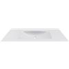 kamalu lavabo da incasso per mobili 60.5 cm nero opaco | kk-1205bel