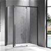 kamalu box doccia 80x120 telaio colore gun metal vetro 8mm | ksa5000gm