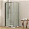 KAMALU Box doccia angolo 90x90 altezza 180cm trasparente K410