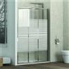 KAMALU Porta doccia 105cm vetro serigrafato altezza 180cm KP3000