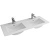 kamalu lavabo incasso 120 cm a doppia vasca | litos-k7012d
