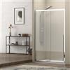kamalu porta doccia nicchia 110cm scorrevole vetro 8mm altezza 200h | kel4000