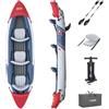 Bestway 65132 Set kayak gonfiabile Rapid X3 Hydro Force, da 3 posti