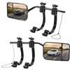 CEMOFE Specchietti Esterni per Camper Caravan Specchi Supplementari Specchietto di Traino per Auto Multi Angle Specchietti Aggiuntivi Convesso per Roulotte per Tutti i Tipi di Veicoli Comuni (2 pezzi)