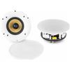Power Dynamics Power Dinamics Coppia diffusori WI-FI e Bluetooth da incasso a soffitto 100W 8Ω, colore Bianco