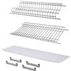 VI.TEL Rocard® - Scolapiatti 86 cm con Vaschetta Raccogli Gocce e Griglia Bicchieri - I