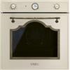 Smeg SF67C1PO - Forno da incasso elettrico ventilato, 70 Litri, colore Crema, Grill, Classe energetica A