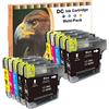 LOSMANN D&C LC985 Cartucce d'inchiostro compatibili per Brother LC-985 XL per Brother DCP-J125 DCP-J140W DCP-J315W DCP-J315X DCP-J415 DCP-J515W MFC-J220 MFC-J265W MFC-J270W MFC-J280W MFC-J410 (10-Pack)
