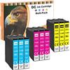 LOSMANN D&C T1285 Cartucce d'inchiostro compatibili per Epson T1285-T1282 T1283 T1284 per Epson Stylus Office BX305FW S22 SX125 SX130 SX230 SX235w SX420W SX425W SX430W SX435W SX438W SX440W SX445W (9-Pack)