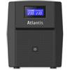 ATLANTIS UPS ATLANTIS A03-HP2003 1500VA (900W) Sinewave Line Interactive 2x12V-9Ah Display LCD e LED stato UPS USB-HID 3xIEC 2xSchuko