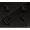 Elleci Piani cottura da incasso elleci new Urban 60 4 fuochi in vetro temperato Nero PVGU602BK