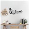 Wallity Hanah Home Elegante accessorio decorativo da parete in metallo, 33 x 70 cm, 100% metallo, spessore 1,5 mm, perfetto per decorazioni domestiche e spazi moderni
