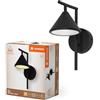 LEDVANCE Decor Fuji da parete, 5W, 3000K in nero