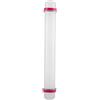 Garosa Mattarello Professionale in Plastica Antiaderente con Rotella, 22,5 x 2,5 cm, per Pasta, Pizza e Pasticceria